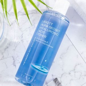 Jigott Увлажняющий тонер с гиалуроновой кислотой Aura Secret Hyaluronic Acid Toner, 300 мл