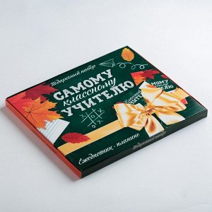 Подарочный набор, ежедневник А5, 80 л., планер 50 л., «Самому классному учителю»