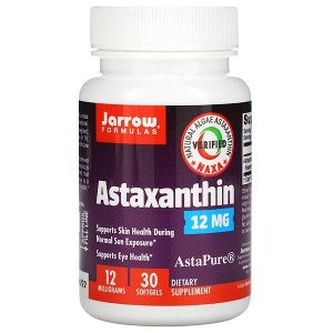 Jarrow Formulas, Астаксантин, 12 мг, 30 кап