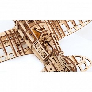 Сборная модель деревянная 3D, EWA, Самолёт с мотором
