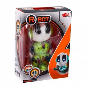 Время игры Робот «Повторюшка», реагирует на прикосновение, световые и звуковые эффекты, цвет бирюзовый