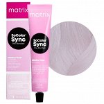 Matrix Socolor SYNC, краска безаммиачная СоКолор Синк 10V очень очень светлый блондин перламутровый 90 мл