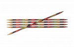 20104 Knit Pro Спицы чулочные Symfonie 2,75мм/15см, дерево, многоцветный, 6шт