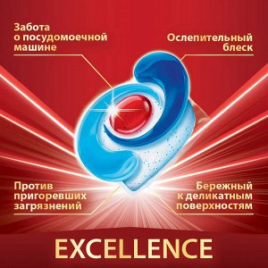 Капсулы для посудомоечной машины Сомат Excellence 4в1, 30 шт