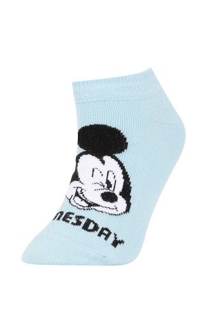 Набор из 5 коротких носков с лицензией Disney Mickey & Minnie для девочек из хлопка