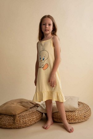 Лицензированное платье Looney Tunes с короткими рукавами для девочек