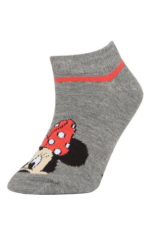 Лицензированные хлопковые носки Disney Mickey & Minnie для девочек из 6 предметов