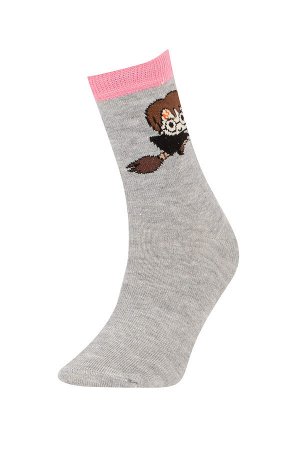 Комплект из 2 длинных носков из хлопка с логотипом Гарри Поттера для девочек