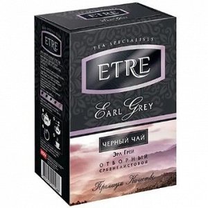«ETRE», earl Grey чай черный среднелистовой с бергамотом, 100 г