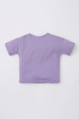 Хлопковая футболка с коротким рукавом с принтом для маленьких мальчиков