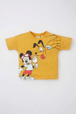 Футболка с круглым вырезом и короткими рукавами Baby Boy Disney Disney Mickey & Minnie