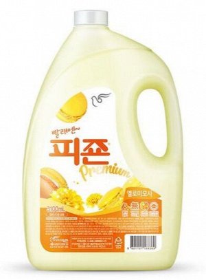 Кондиционер для белья с ароматом желтой мимозы Yellow Mimosa Softener  3100мл, бутылка