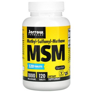 Jarrow Formulas МСМ, 1000 мг, 120 таблеток