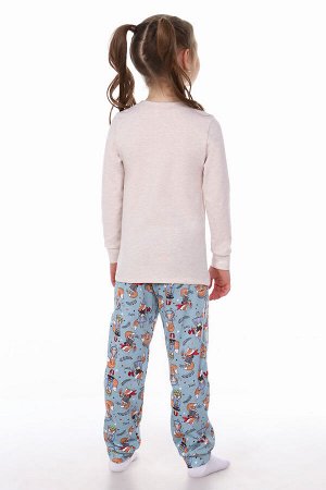Пижама с брюками для девочки Лисы-сканди арт. ПД-002-030