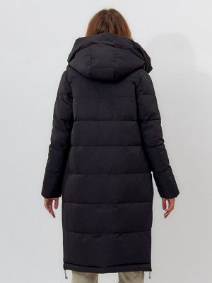 MTFORCE Пальто утепленное женское зимние черного цвета 112253Ch