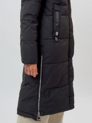 MTFORCE Пальто утепленное женское зимние черного цвета 113135Ch