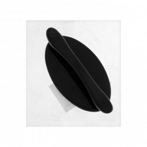 Ручка мебельная самоклеющаяся CAPPIO, L=92 мм, пластик, цвет черный