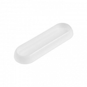 Ручка мебельная самоклеющаяся CAPPIO, L=106 мм, пластик, цвет белый
