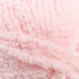 Плюшевая пряжа для вязания спицами, крючком ALIZE, Softy, 100% микрополиэстер, 115 м/50 г, (340 бледно роз.)