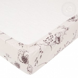 Постельное белье Каролина с простынью на резинке (поплин DE LUXE)