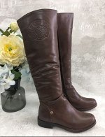 Сапоги зимние женские из экокожи на искусственном меху