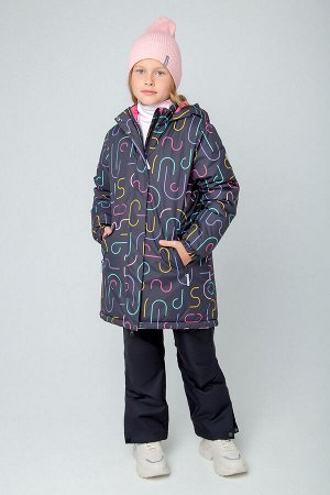 Пальто зимнее для девочки Crockid ВК 38086/н/1 ГР