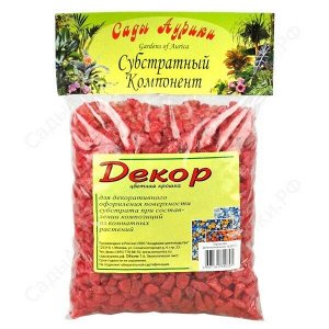 УЦЕНКА!!!!Декор цветная Крошка Красный 1л АУРИКА
