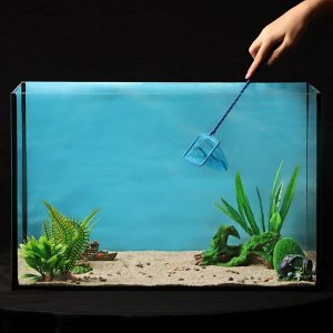 Сачок аквариумный 7,5 см, синий