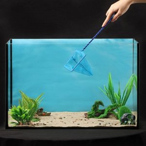Сачок аквариумный 12,5 см, синий