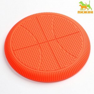Фрисби "Баскетбол", термопластичная резина, 23 см, оранжевый