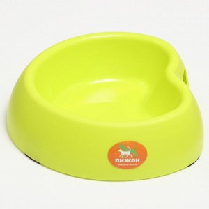 Миска "Сердце" 26,5 х 25 х 8 см, зелёная
