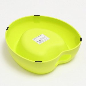 Миска "Сердце" 26,5 х 25 х 8 см, зелёная