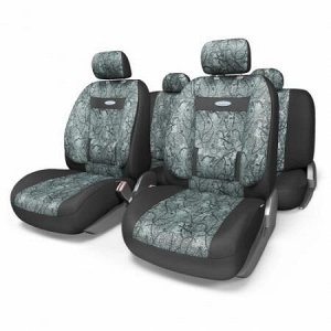 Чехлы на сиденья &quot;AUTOPROFI COMFORT&quot; COM-1105 Cyclon (M), велюр, 11 предметов