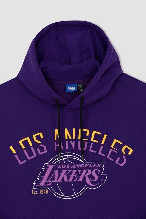 Толстовка Defacto Fit NBA Los Angeles Lakers Licensed Comfort Fit