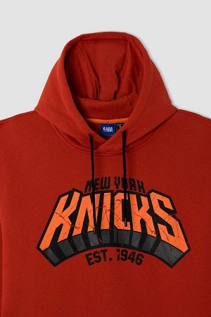 Defacto Fit NBA New York Knicks Licensed Oversize Толстовка