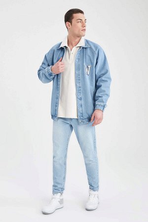 DEFACTO Джинсовая куртка классического кроя с карманами и деталями