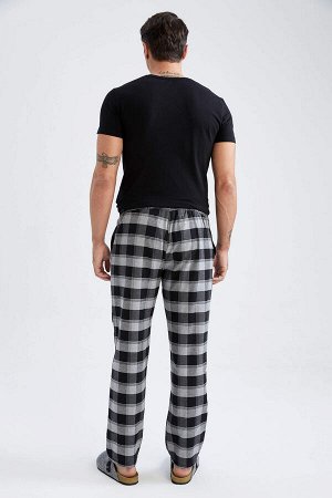 Defacto Fit Классический крой Квадратные пижамные штаны с карманами и узором