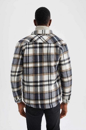 Куртка-рубашка в клетку с узором Cachet Lumberjack Regular Fit