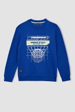 Мягкая пушистая толстовка Cool Regular Fit с круглым вырезом