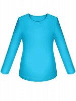 Бирюзовый джемпер (блузка) для девочки Цвет: бирюзовый