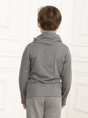 Спортивный джемпер для мальчика серого цвета Цвет: серый