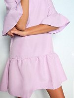 Сиреневое платье с воланами для девочки Цвет: сиреневый