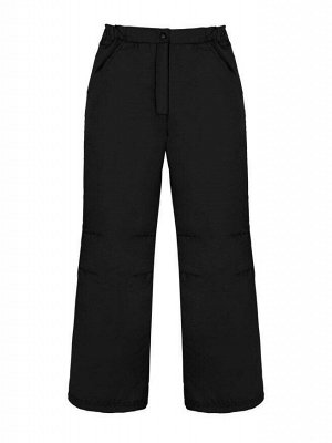 Теплые штаны для девочки черный,рост 128-158 Цвет: черный