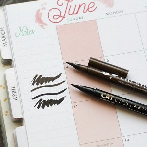 Cat eyes подводка-фломастер д/глаз устойчив. 1,5мл ультрачерный
