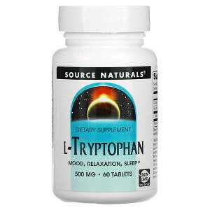 Source Naturals L-триптофан, 166 мг, 60 таблеток