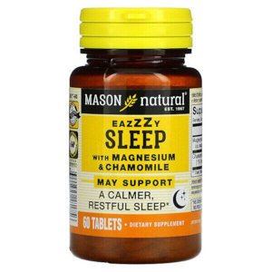 Mason Natural Eazzzy Sleep с магнием и ромашкой, 60 таблеток