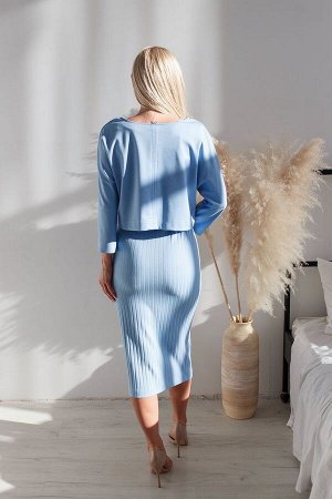Платье, Джемпер / Andrea Fashion 2261 небесный