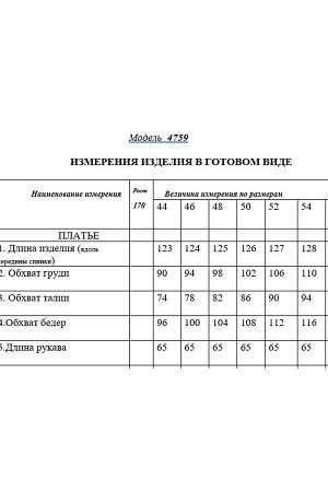 Платье Рост: 170 Состав: полиэстер 50%, акрил 30%, вискоза 20% Комплектация платье Описание внешнего вида: Платье без застежки, с отрезным воротником- хомут. Перед с нагрудными вытачками. Спинка с тал