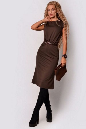 Платье / PATRICIA by La Cafe F15116 коричневый
