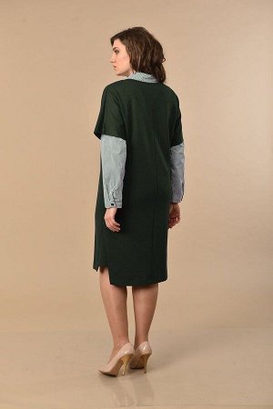 Блуза, Платье / Lady Style Classic 1531/1 хаки